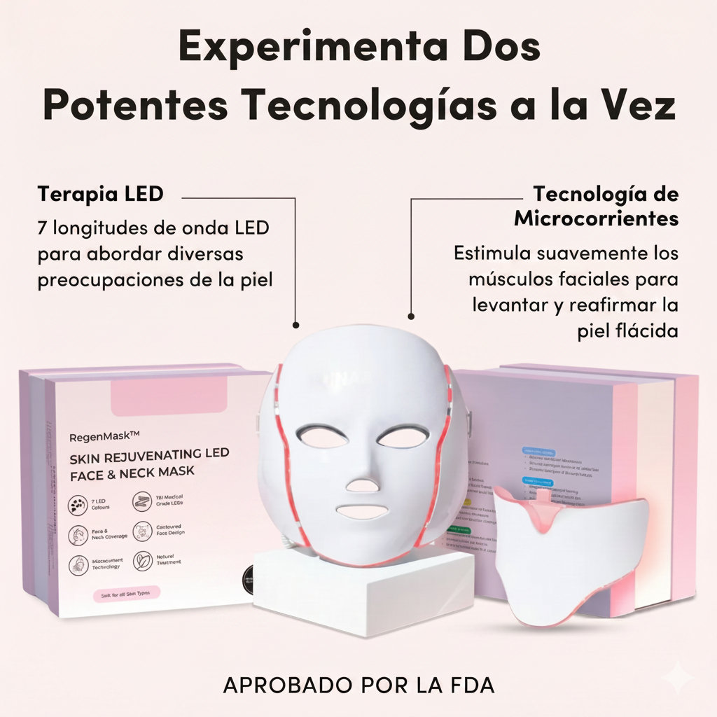 Máscara LED Facial: Tu Spa Personalizado para una Piel Radiante