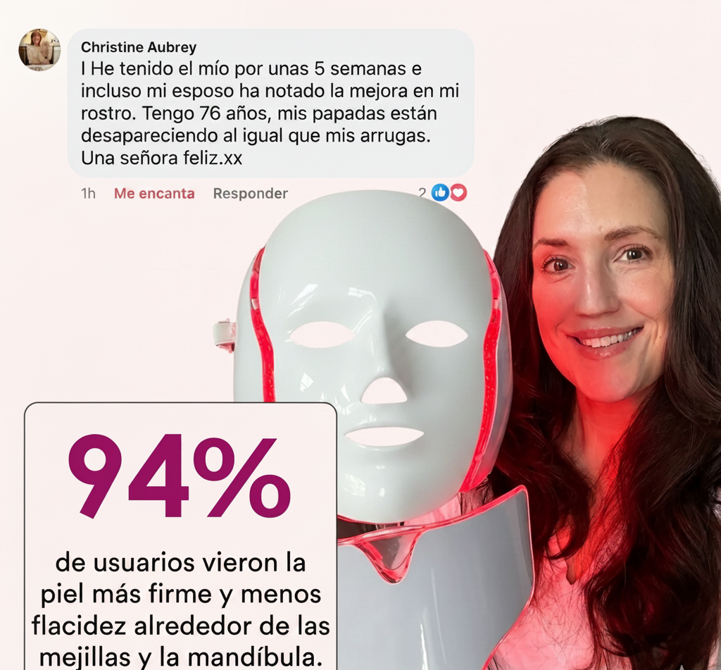 Máscara LED Facial: Tu Spa Personalizado para una Piel Radiante